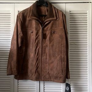 NWT Mens Suede Jacket